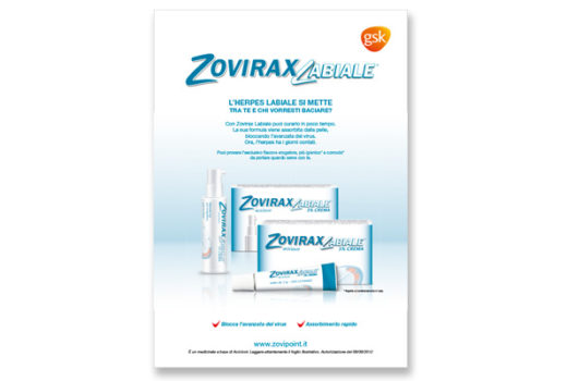 ’14 Zovirax Labiale, Pagina Pubblicitaria