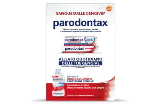 ’20 Parodontax pagina pubblicitaria