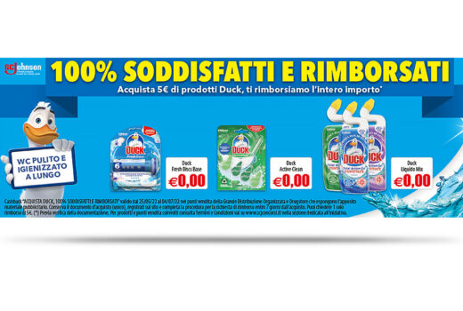 ’22 Duck promo 100% rimborsato annuncio per volantini