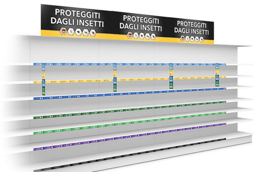 ’22 SCJohnson Personalizzazione Scaffale Supermercato